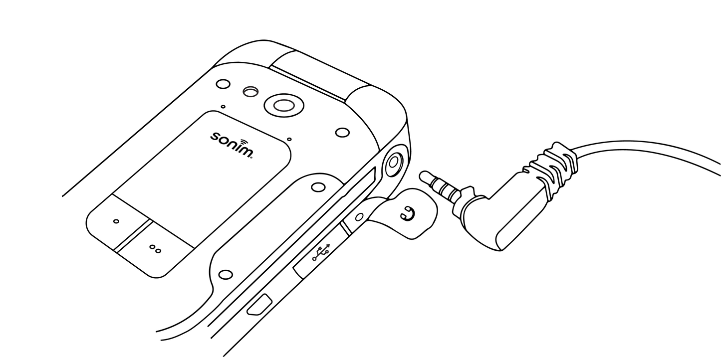 Sonim 3.5mm SecureConnect Connector