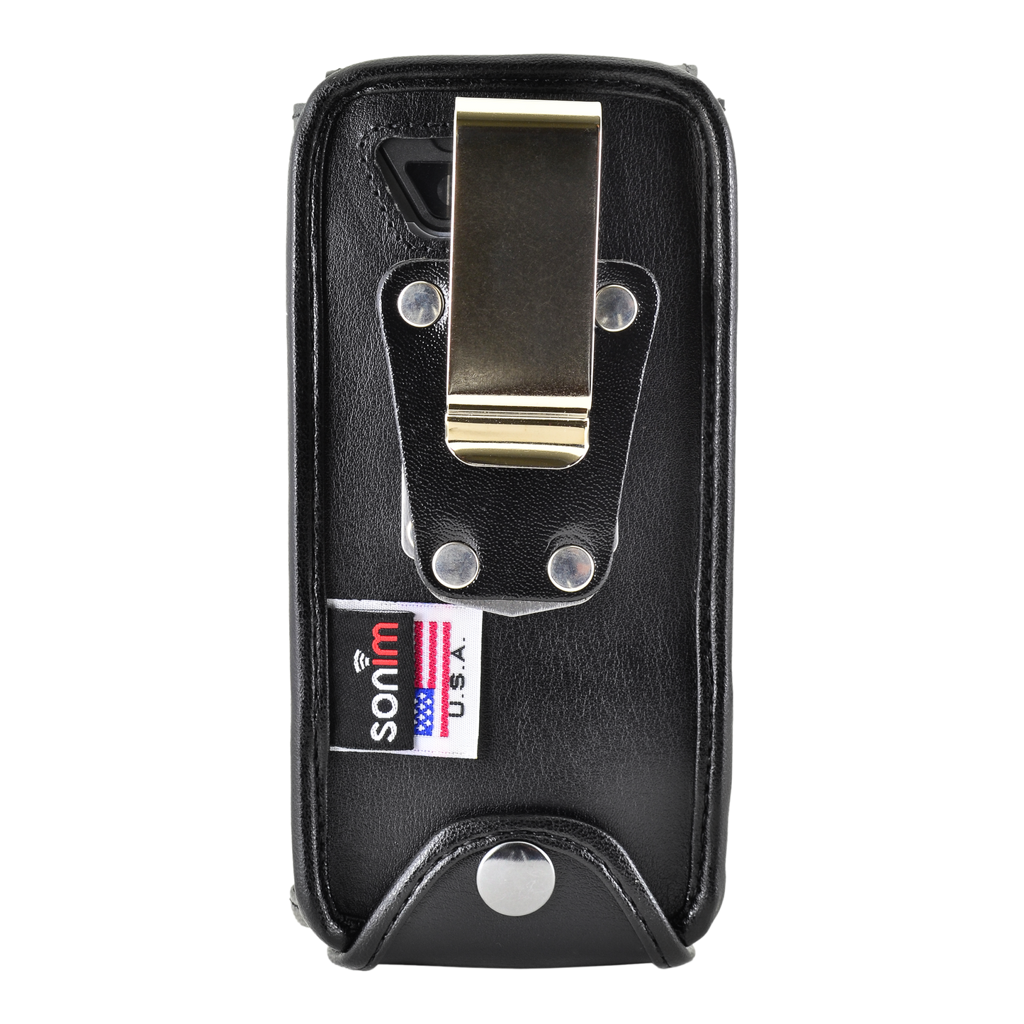 Sonim carrying case for XP5s with metal clip.