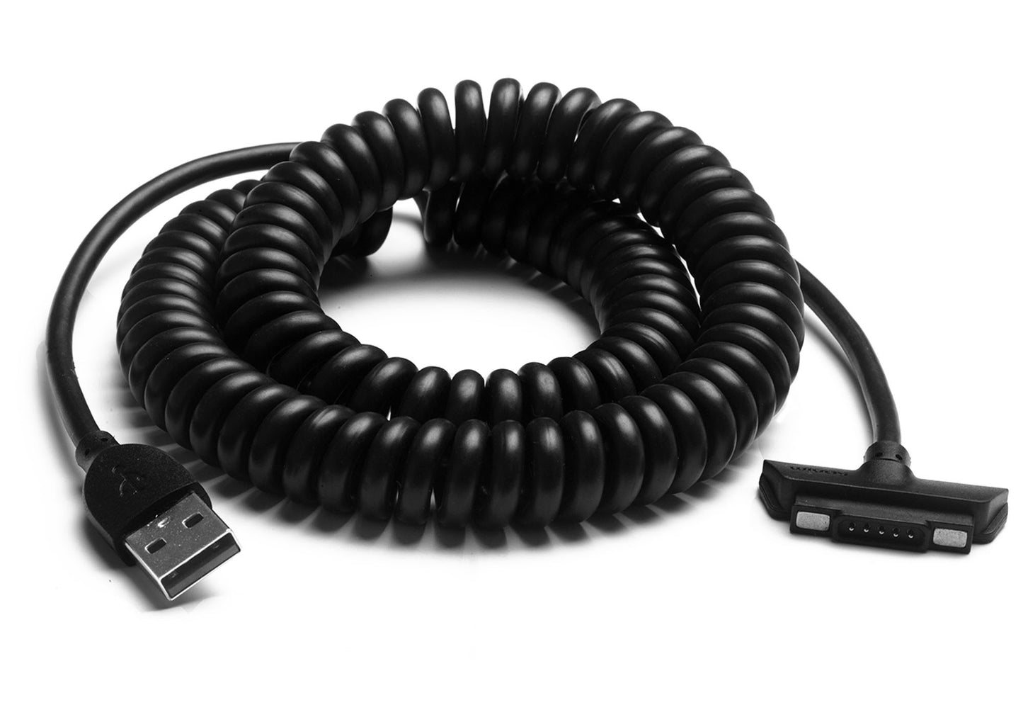 Magnetic USB to USB Coiled Data Cable for Sonim XP5, XP6, XP7 Handsets
