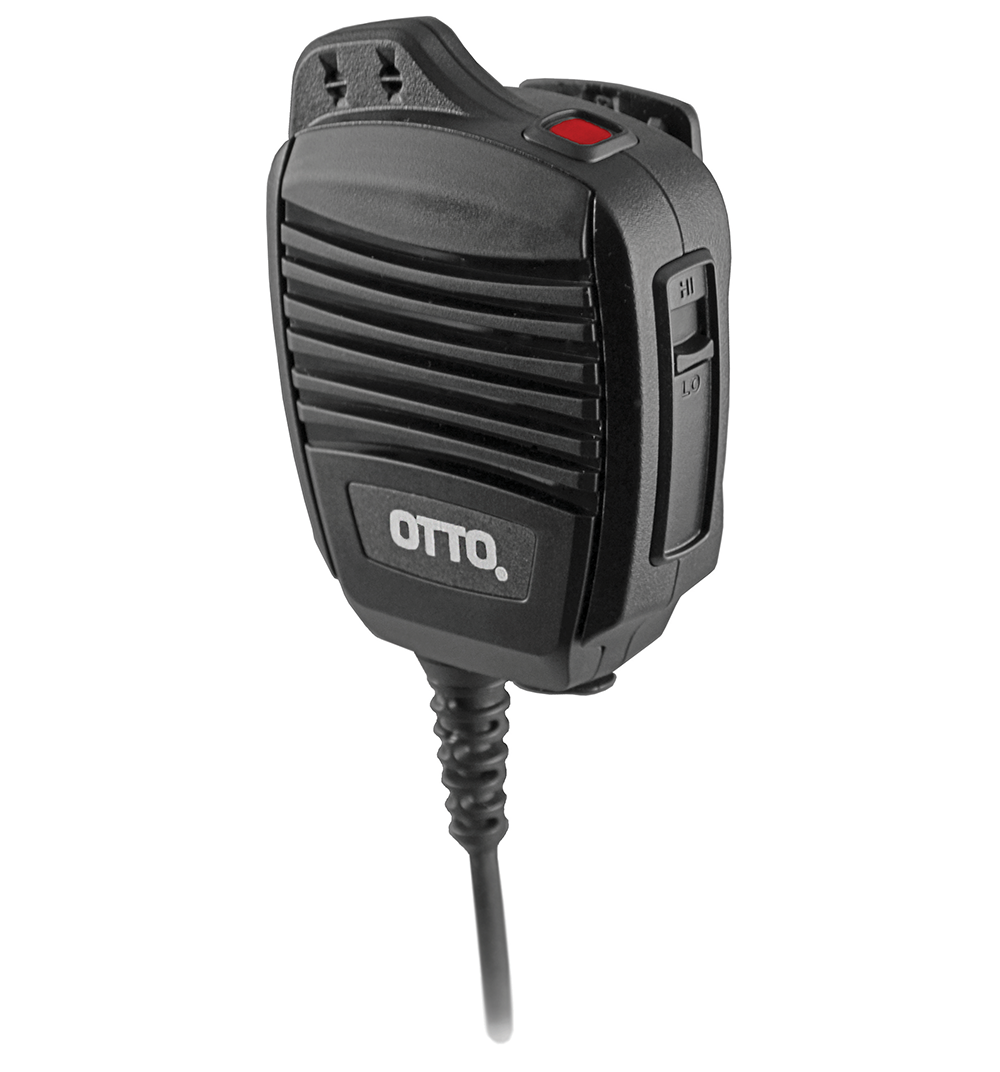 OTTO REVO NC2 Remote Speaker Microphone for Sonim SecureAudio Connector phones. 