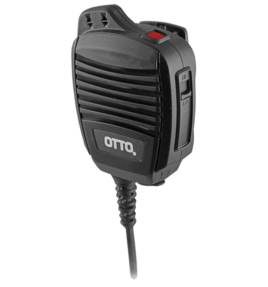 OTTO REVO NC2 Remote Speaker Microphone for Sonim SecureAudio Connector phones.
