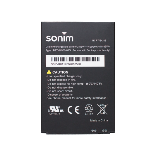 Sonim 4900 mAh Battery for XP8 Phone.