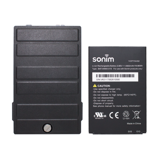 Sonim 4900mAh Li-ion Battery and Door for XP8 handset. 