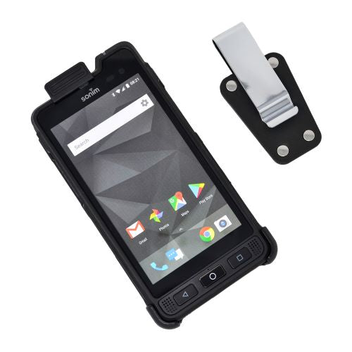Turtleback ultra-rugged Balastec™ plastic holster for XP8 phone. 