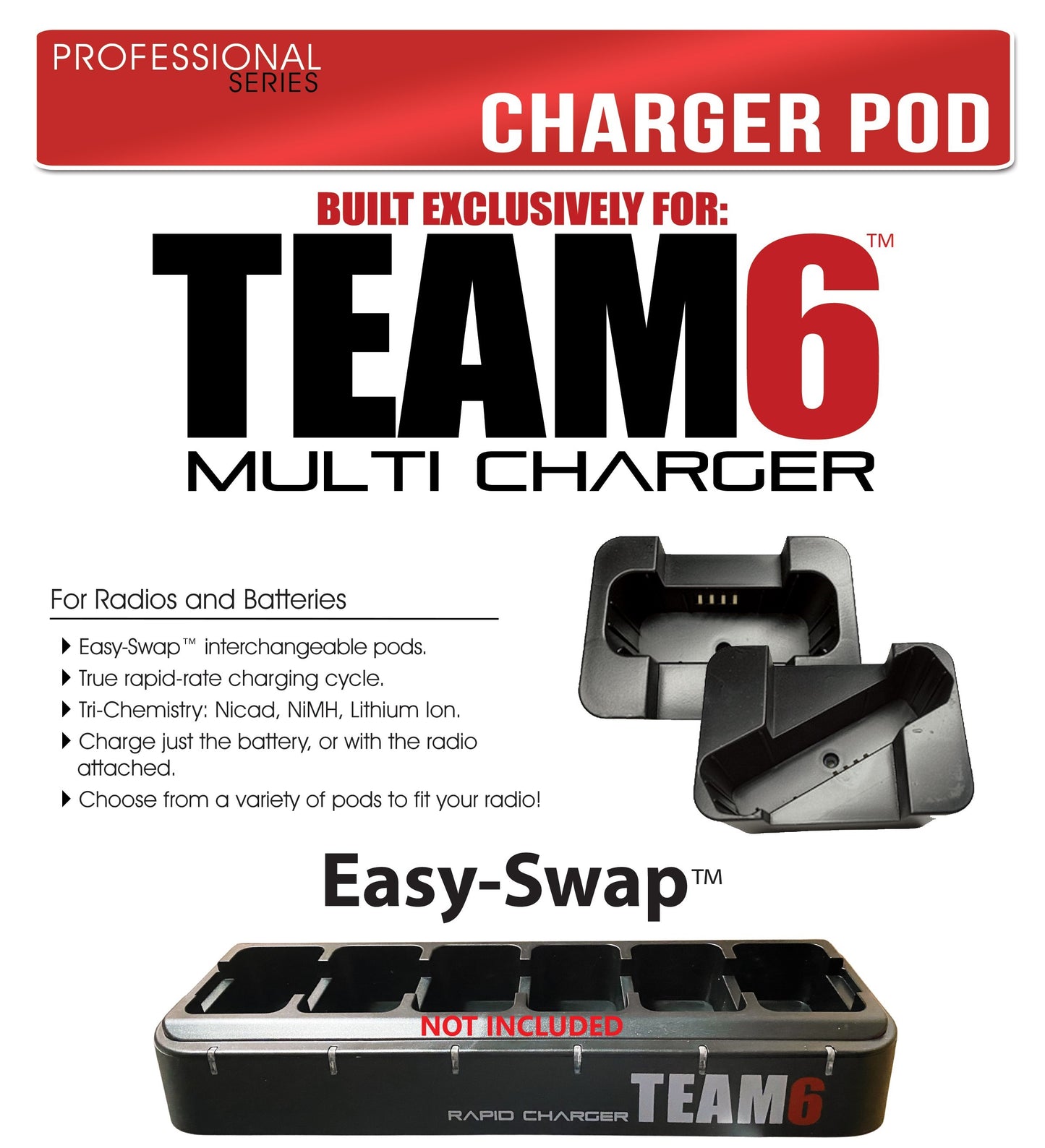 Klein TEAM6 Charger Pod for XP5plus